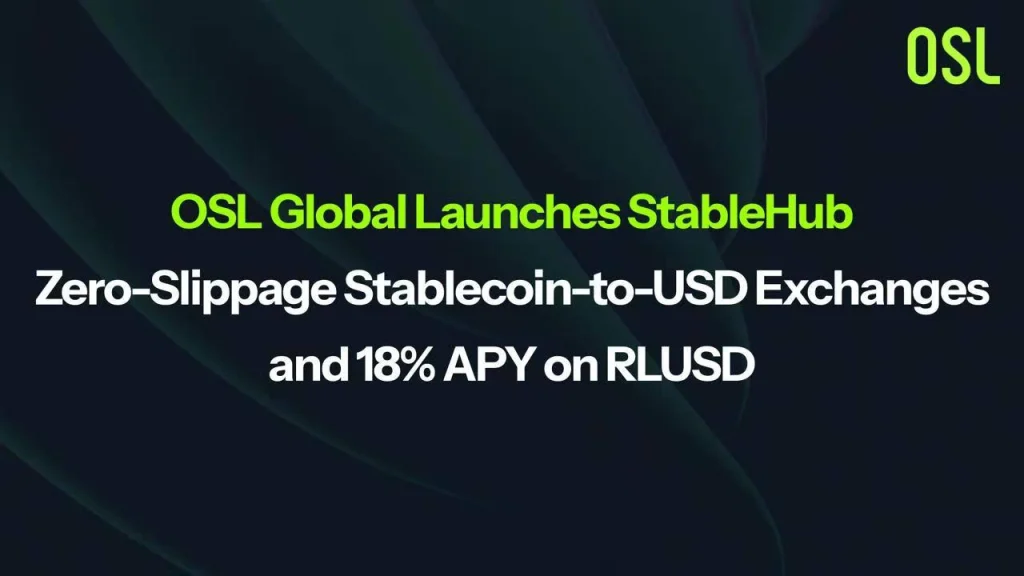 OSL Global ra mắt cổng chuyển đổi stablecoin StableHub, hỗ trợ APY 18% cho RLUSD缩略图