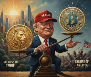 Bitcoin hay Vàng? Chiến lược gia cho rằng đó là canh bạc giữa thành công của Trump và thất bại của nước Mỹ缩略图
