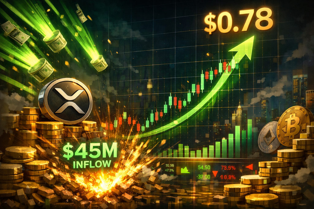 Diễn biến giá XRP hướng tới mức 0,78 USD sau cú sốc dòng vốn 45 triệu USD tác động lên thị trường缩略图