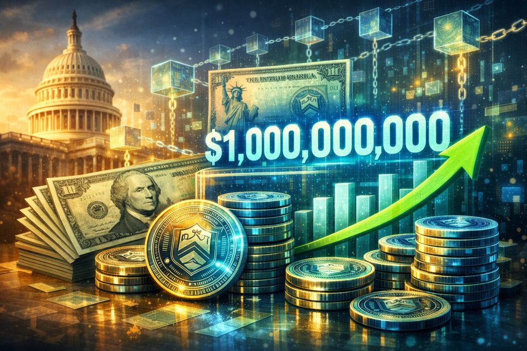 Lượng trái phiếu kho bạc Mỹ được mã hóa đã tăng hơn 1 tỷ đô la kể từ đầu năm 2026缩略图