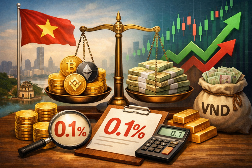 Việt Nam sẽ đánh thuế tiền điện tử tương tự như cổ phiếu với mức thuế giao dịch 0,1%缩略图