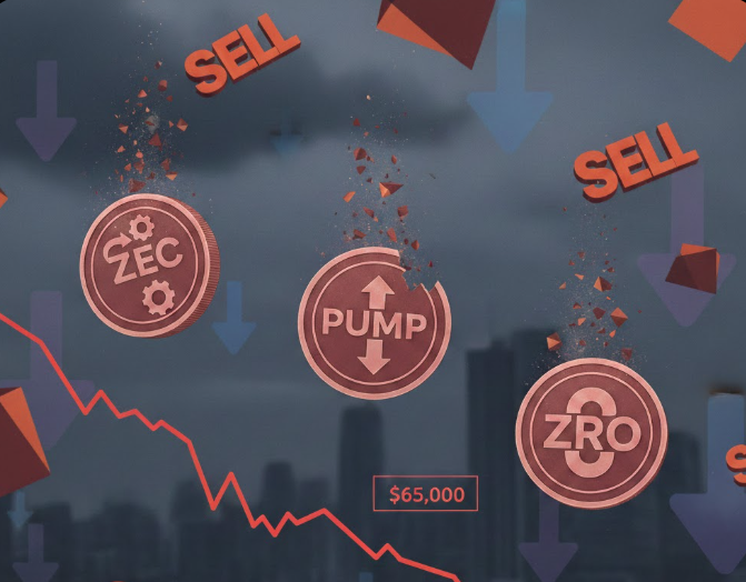 3 altcoin này đang bị chốt lời mạnh khi BTC giảm xuống dưới $65.000缩略图