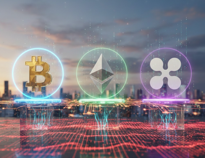 Dự đoán giá TOP 3 tiền điện tử: BTC, ETH và XRP ổn định trong các phạm vi quan trọng khi áp lực bán giảm bớt缩略图