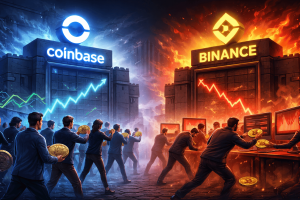 Coinbase “diamond hands” đối đầu Binance — bài kiểm tra sức chịu đựng ở mốc 60.000 USD缩略图