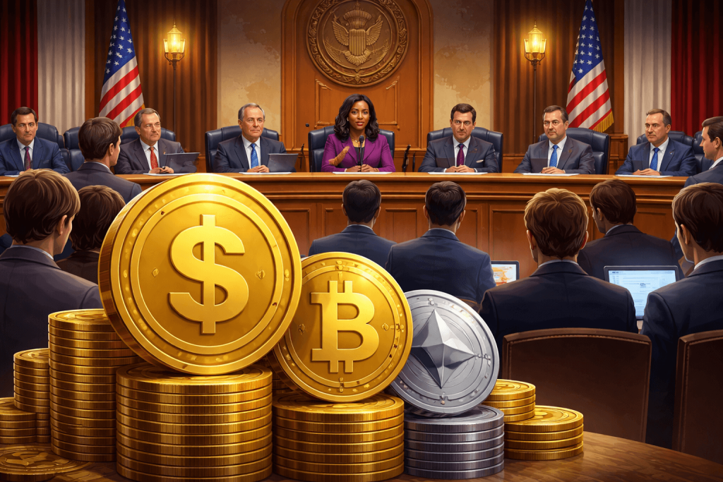 Thượng viện Mỹ tranh luận gay gắt về lợi suất stablecoin và rủi ro rút tiền ngân hàng缩略图