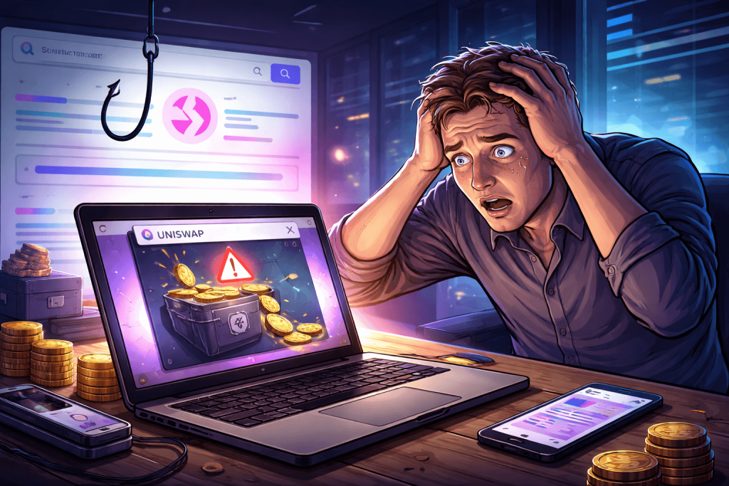 Trader trên Polymarket mất hàng trăm nghìn USD vì quảng cáo giả Uniswap trên Google缩略图