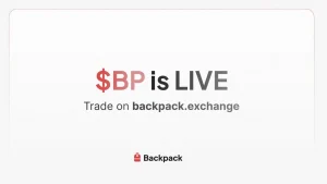 Backpack ra mắt token BP, airdrop 25% cho người dùng缩略图