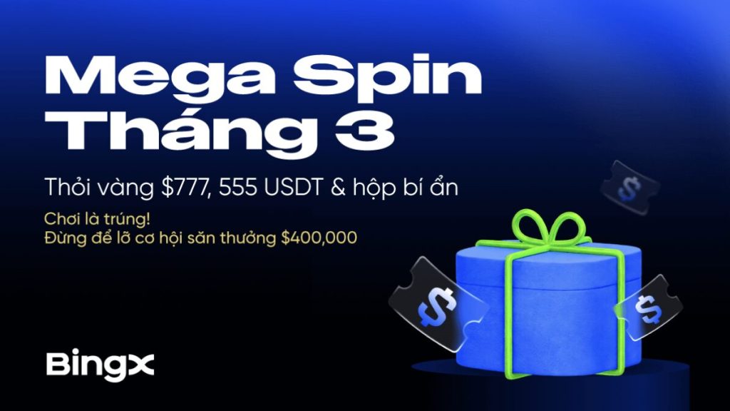 BingX Khởi Động “P2P March Mega Spin”, Mang Đến Tổng Giải Thưởng 400.000 USD Cho Người Dùng缩略图 BingX Khởi Động “P2P March Mega Spin”, Mang Đến Tổng Giải Thưởng 400.000 USD Cho Người Dùng缩略图