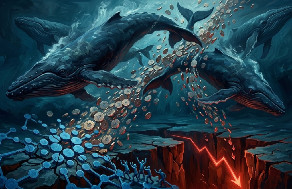 Cardano đối mặt với nguy cơ giảm 31% khi cá voi bán tháo缩略图