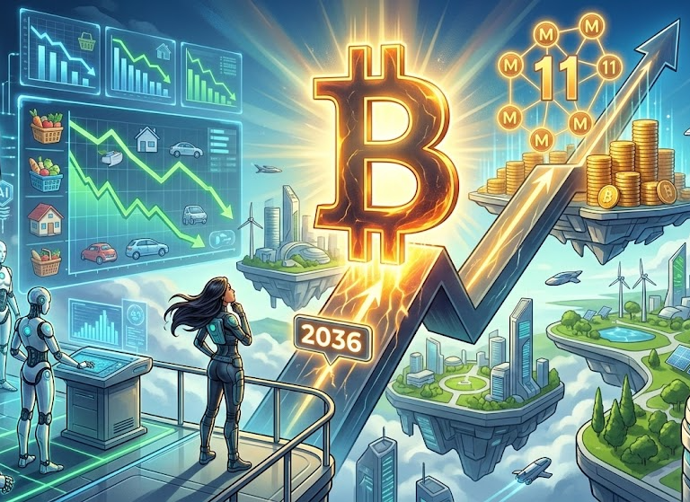 Chiến lược gia của Strive cho rằng giảm phát do AI có thể đẩy giá Bitcoin lên 11 triệu đô la vào năm 2036缩略图