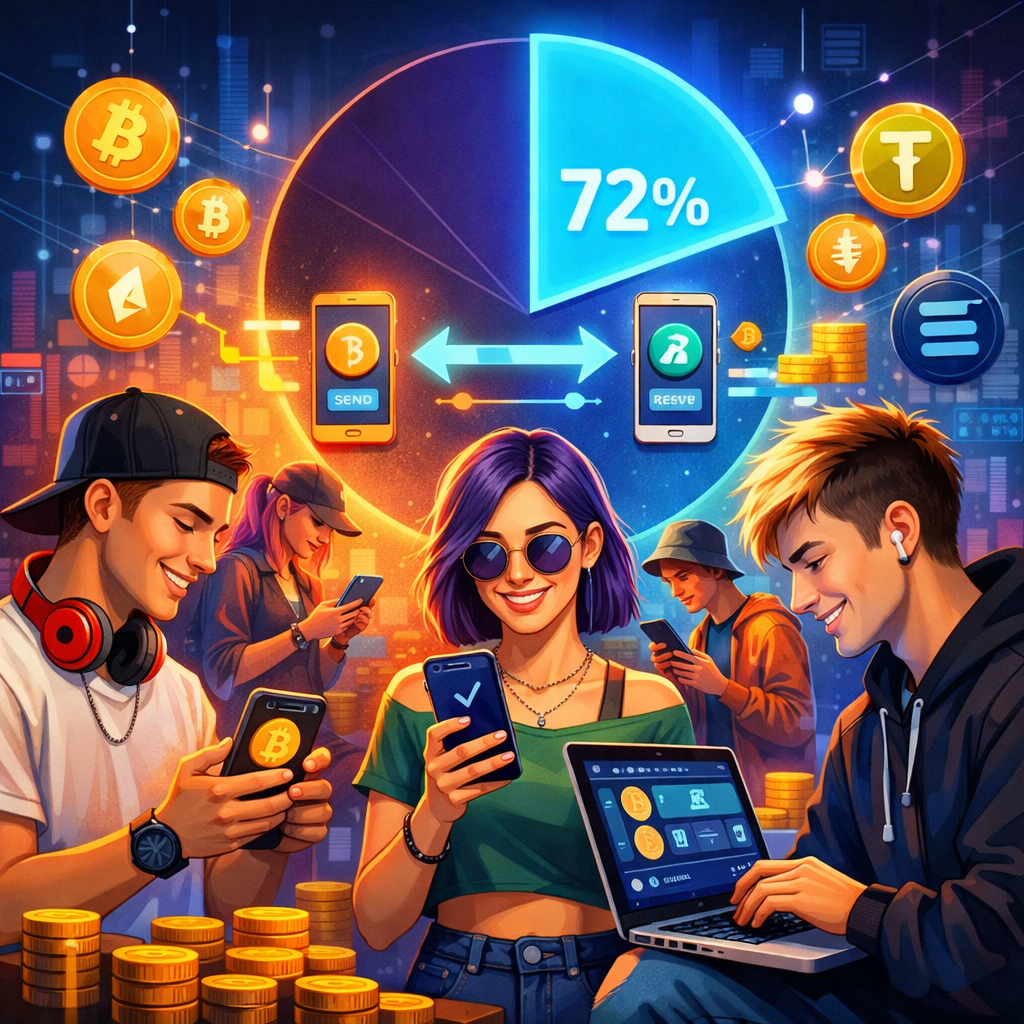 Gen-Z hiện đang chiếm 72% các giao dịch thanh toán tiền điện tử P2P缩略图