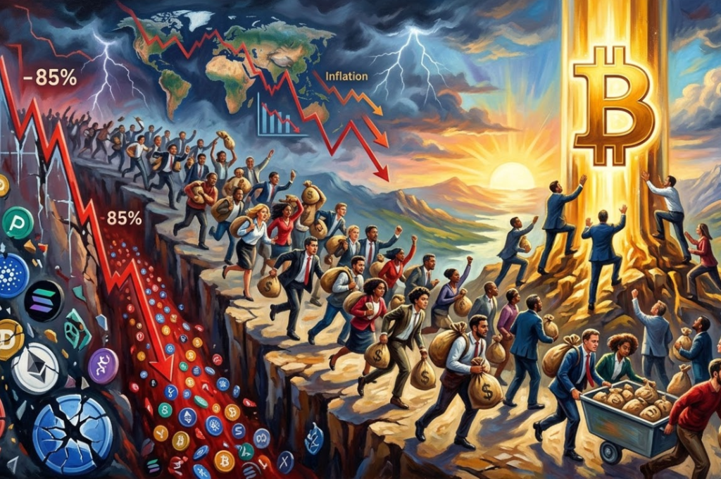 Khối lượng giao dịch Altcoin giảm 85% khi các nhà đầu tư đổ xô sang Bitcoin trong bối cảnh bất ổn kinh tế vĩ mô缩略图