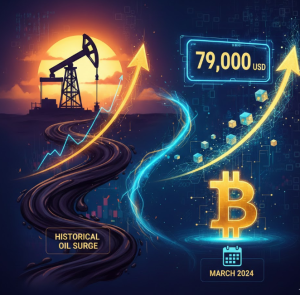 Liệu Bitcoin có noi theo đà tăng lịch sử của dầu và đạt 79.000 đô la trước khi kết thúc tháng 3?缩略图
