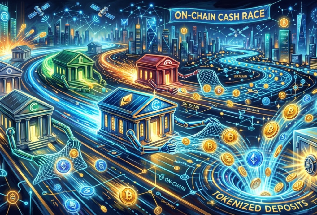 Các ngân hàng tăng tốc tiền gửi token hóa khi cuộc đua tiền mặt trên onchain ngày càng gay cấn缩略图 Các ngân hàng tăng tốc tiền gửi token hóa khi cuộc đua tiền mặt trên onchain ngày càng gay cấn缩略图