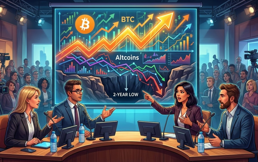 Thảo luận về altcoin giảm xuống mức thấp nhất trong 2 năm khi Bitcoin vẫn thu hút sự chú ý缩略图