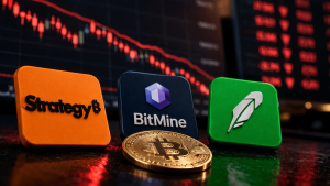 Cổ phiếu Strategy, BitMine và Robinhood chạm đáy tháng khi Bitcoin tiếp tục suy yếu缩略图
