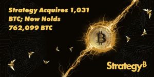 Strategy mua thêm 1.031 BTC, nâng tổng nắm giữ lên 762.099 BTC trị giá 57,69 tỷ USD缩略图