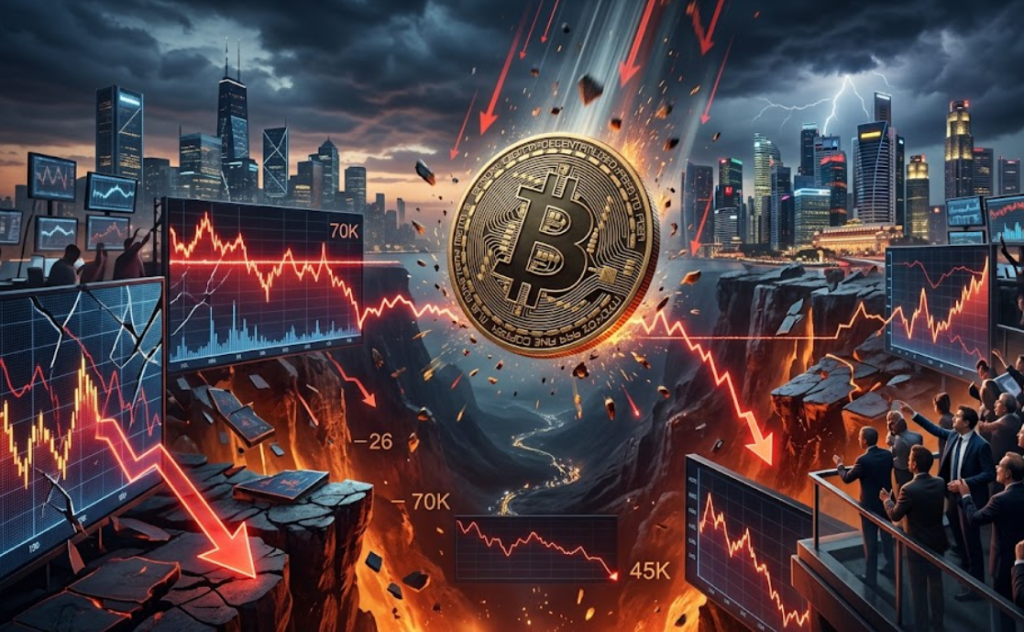 Bitcoin rơi dưới mốc 70.000 USD: Kịch bản lao dốc về 45.000 USD có bị thổi phồng?缩略图