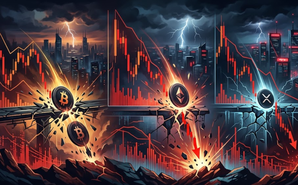 Dự đoán giá TOP 3 tiền điện tử: BTC, ETH và XRP đồng loạt phá vỡ các ngưỡng hỗ trợ quan trọng缩略图