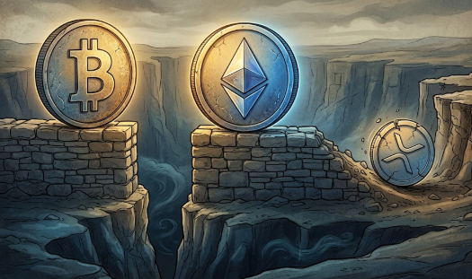 Dự đoán giá TOP 3 tiền điện tử: BTC và ETH áp sát vùng hỗ trợ then chốt, XRP phát tín hiệu suy yếu nhẹ缩略图