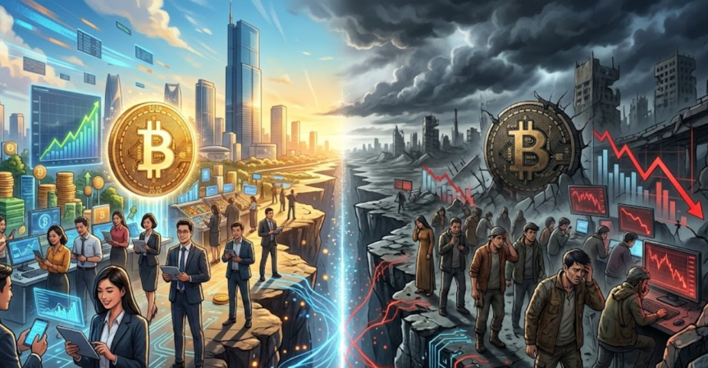 Bitcoin 2026 và nghịch lý thị trường kép: Cùng một tài sản, hai thế cực缩略图