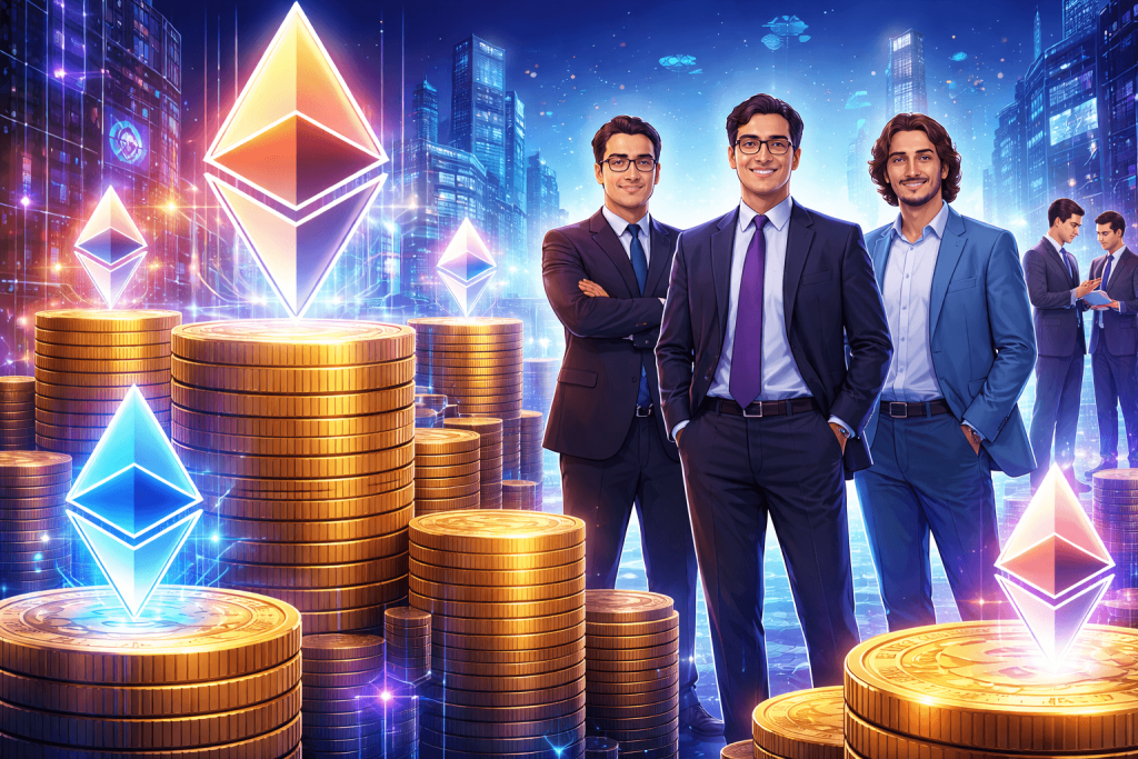 Danh sách 7 công ty niêm yết nắm giữ kho dự trữ Ethereum lớn nhất缩略图