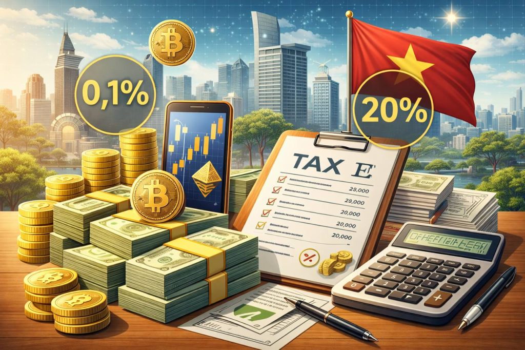 Việt Nam chính thức đánh thuế crypto: 0,1% mỗi giao dịch từ 27/3缩略图