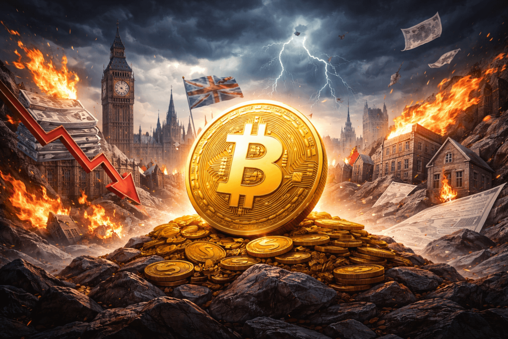 Cơn hoảng loạn trái phiếu Anh đang củng cố lại luận điểm cho Bitcoin缩略图