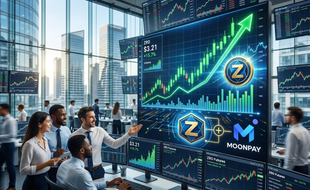 ZRO duy trì xu hướng tăng, hưởng lợi từ tích hợp MoonPay khi dòng tiền phái sinh gia tăng mạnh缩略图