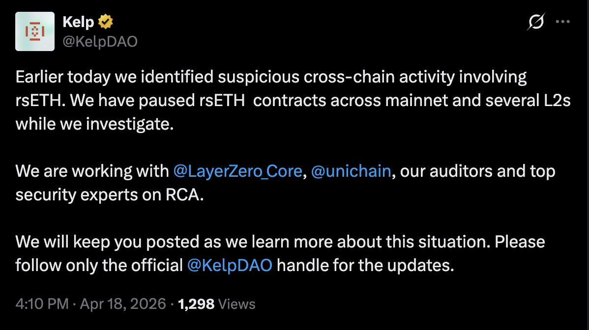 Kelp bị tấn công 293 triệu USD và ETF Bitcoin ghi nhận kỷ lục gần 1 tỷ USD trong tuần qua缩略图