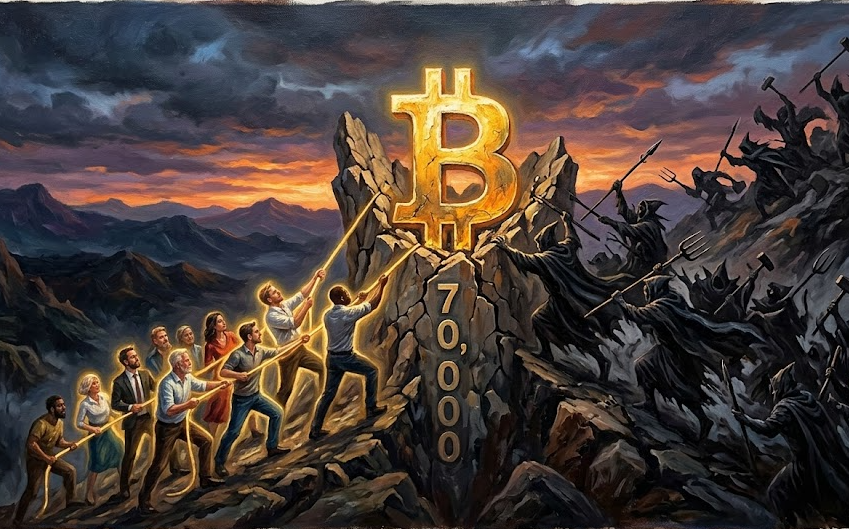 Giá Bitcoin chững lại ở mức 70.000 USD – Liệu lực cầu có đủ sức hấp thụ áp lực bán tháo?缩略图