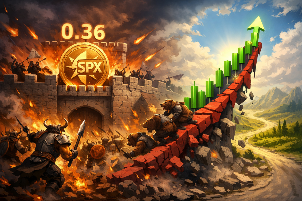 Cuộc chiến của SPX tại vùng cung 0,36 USD và kịch bản tiếp theo缩略图