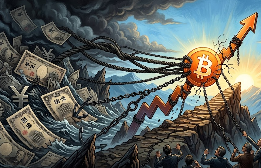 Cuộc khủng hoảng trái phiếu Nhật Bản đang âm thầm bóp nghẹt đà tăng giá của Bitcoin缩略图