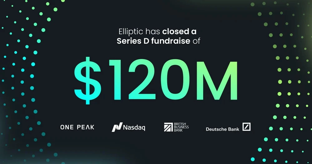 Elliptic gọi vốn 120 triệu USD từ Nasdaq, Deutsche Bank và JPMorgan缩略图