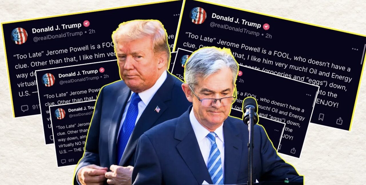 Donald Trump gọi Jerome Powell là “thảm hoạ” vì lãi suất cao缩略图