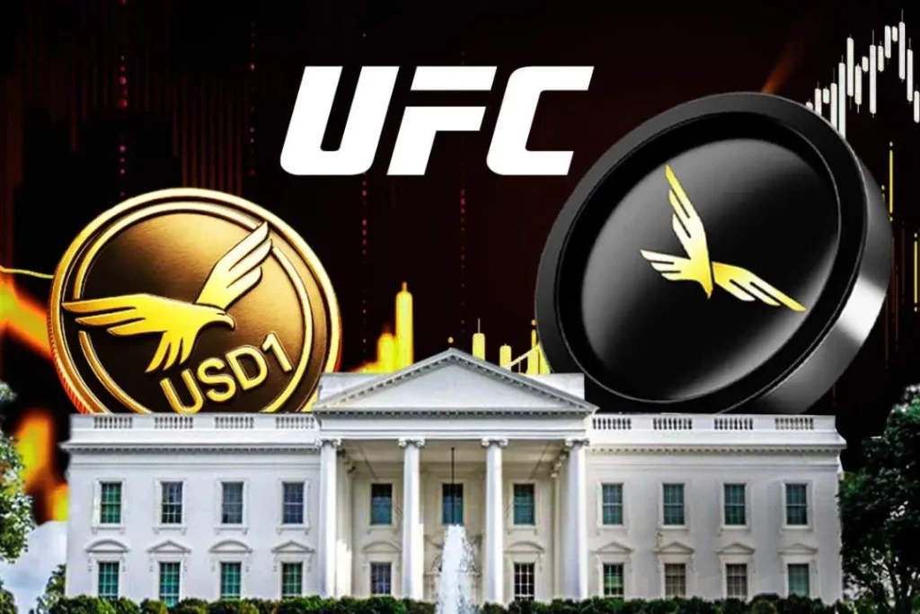 Stablecoin USD1 của gia đình Trump xuất hiện tại Nhà Trắng, tài trợ cho giải đấu UFC缩略图