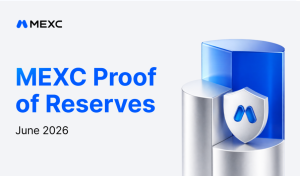 MEXC công bố Proof of Reserves tháng 06/2026 với tỷ lệ dự trữ trung bình 156.5% trên các tài sản chính缩略图