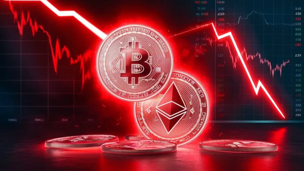 Tại sao thị trường tiền điện tử lại giảm giá hôm nay? BTC, ETH và XRP lao dốc缩略图