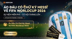 Deepcoin chính thức ra mắt thị trường Việt Nam: Hợp tác cùng Hiệp hội Bóng đá Argentina (AFA), giao dịch nhận áo đấu Messi có chữ ký, vé World Cup và vật phẩm độc quyền Đội tuyển Argentina缩略图