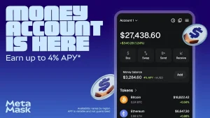 MetaMask ra mắt Money Account với lãi suất stablecoin lên tới 4%缩略图