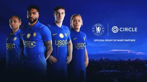 Stablecoin USDC của Circle xuất hiện trên ngực áo Chelsea FC缩略图