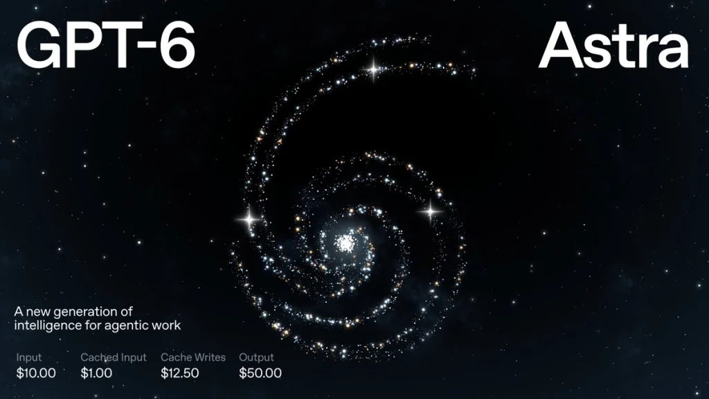 OpenAI ra mắt mô hình AI mạnh nhất GPT-6 Astra缩略图
