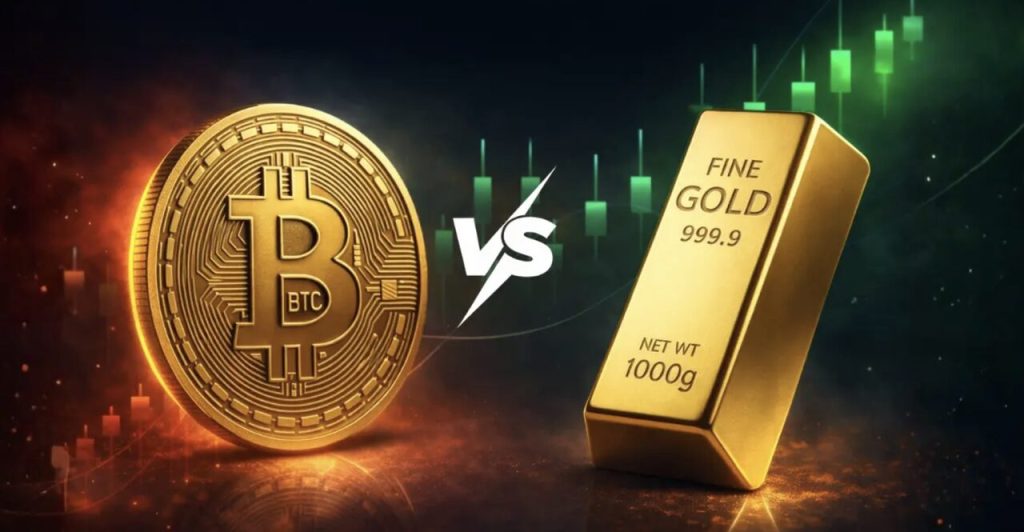Bitcoin và vàng trở thành hai khoản đầu tư tệ nhất năm 2026缩略图